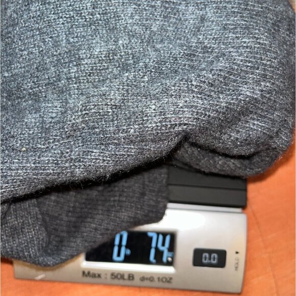 J. Crew Gray Blue Jeweled Neckline Back Zip Sweater Women’s Size S - Picture 7 of 7